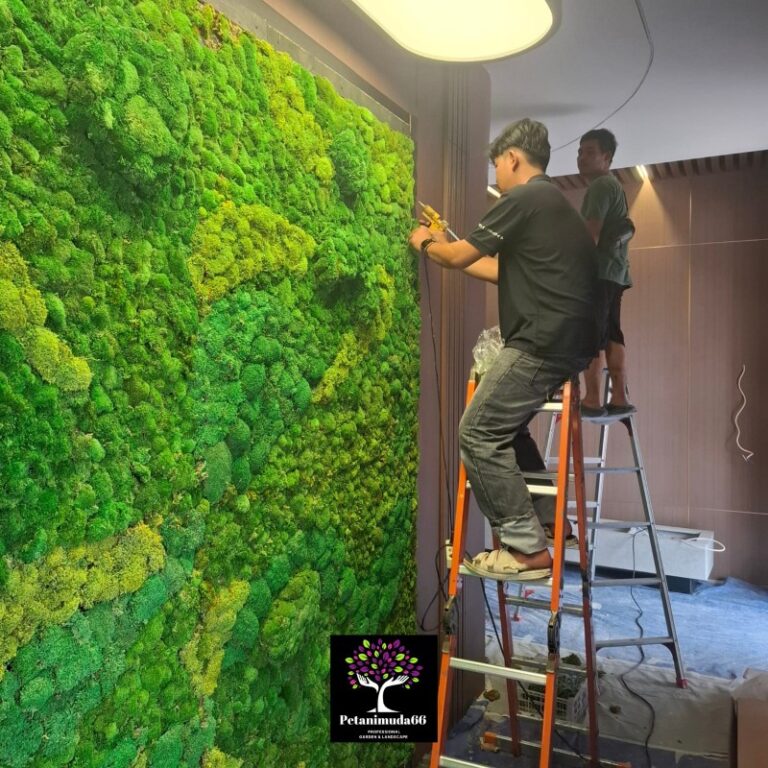 Jasa Pembuatan Moss Wall